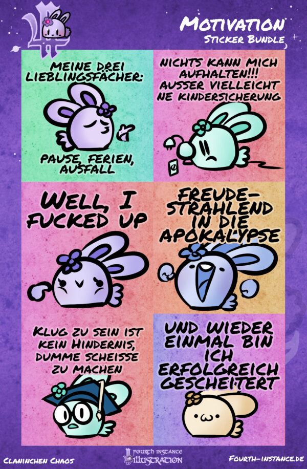 Sticker Bundle "Motivation"